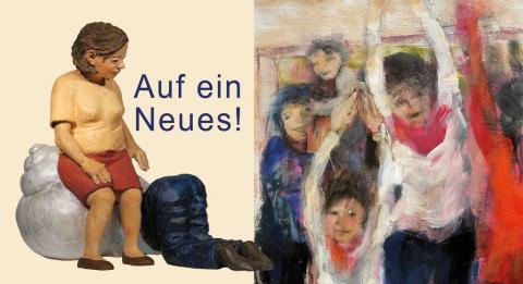 Auf ein Neues - Plakat zur Ausstellung