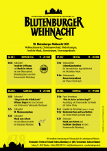 Plakat Blutenburger Weihnacht 2025